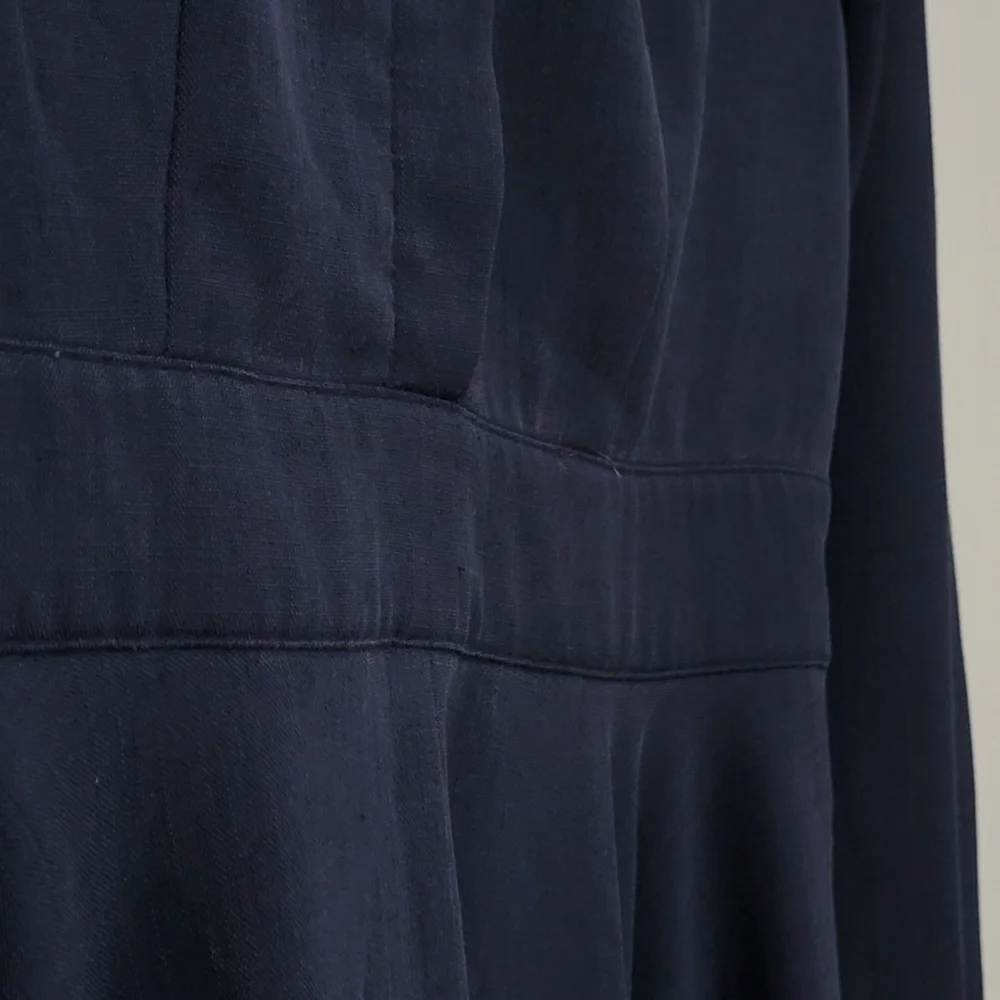 Women's Blue Vintage-inpired 1950s Swing Dress - Picture 6 of 6